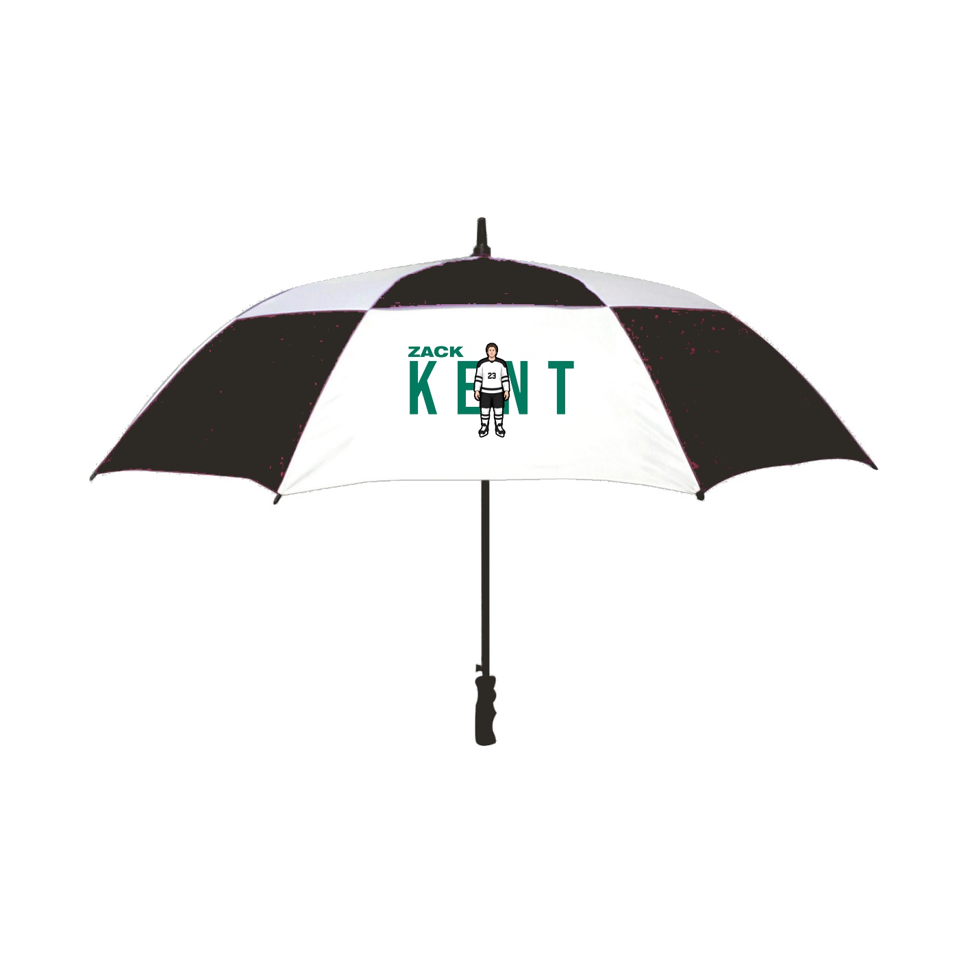 Golf Umbrella — Player Name in Black