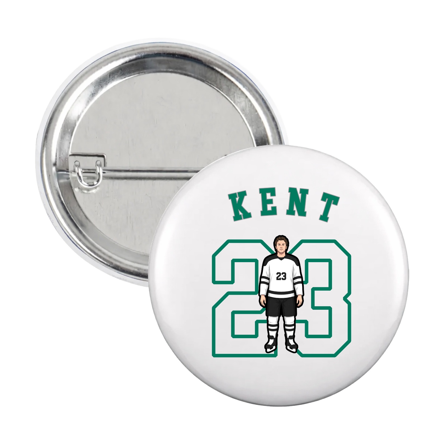 Game Day Button — Shirsey Arch in White
