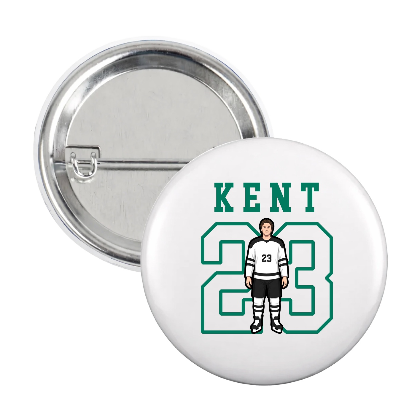 Game Day Button — Shirsey in White