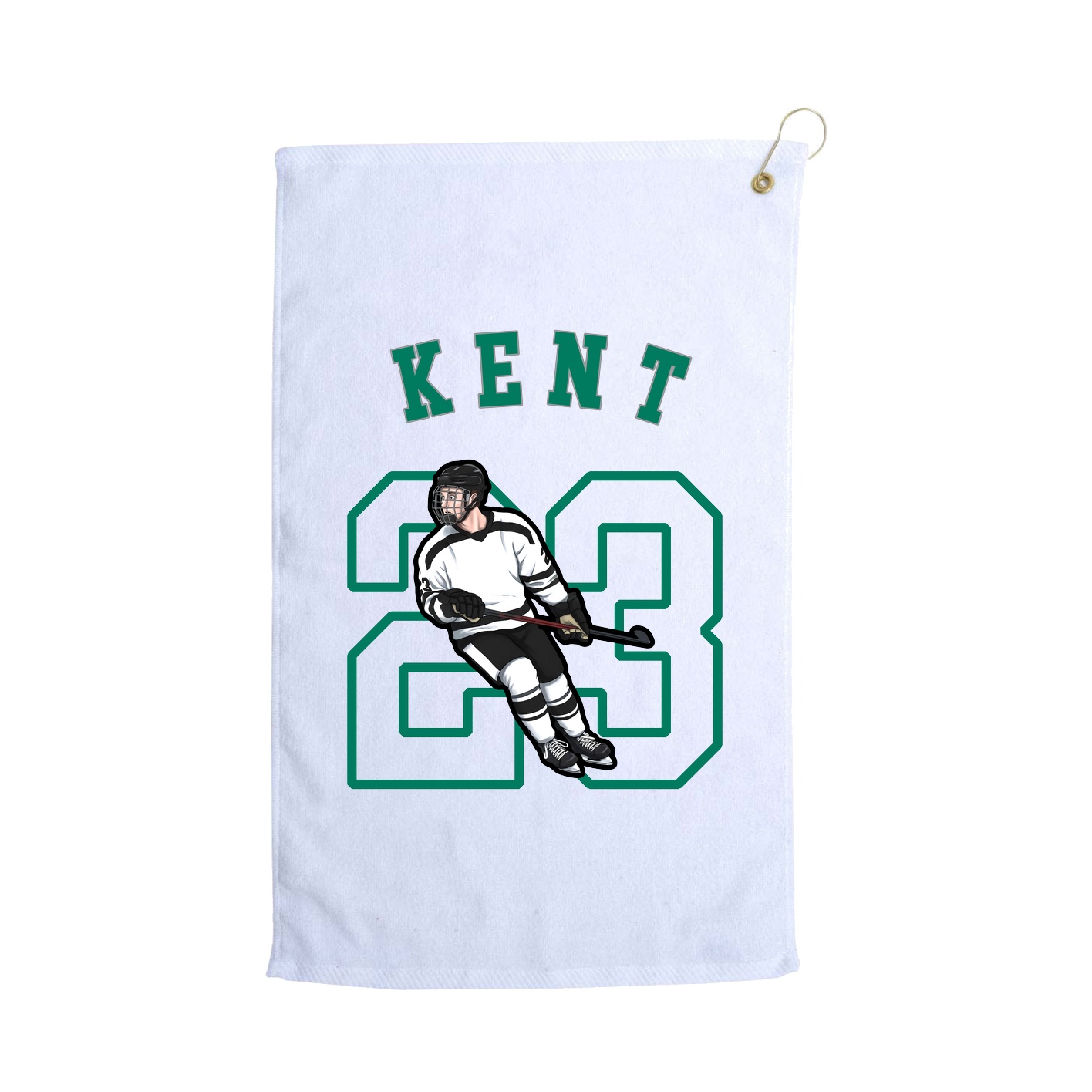 Golf Towel — Shirsey Arch in White