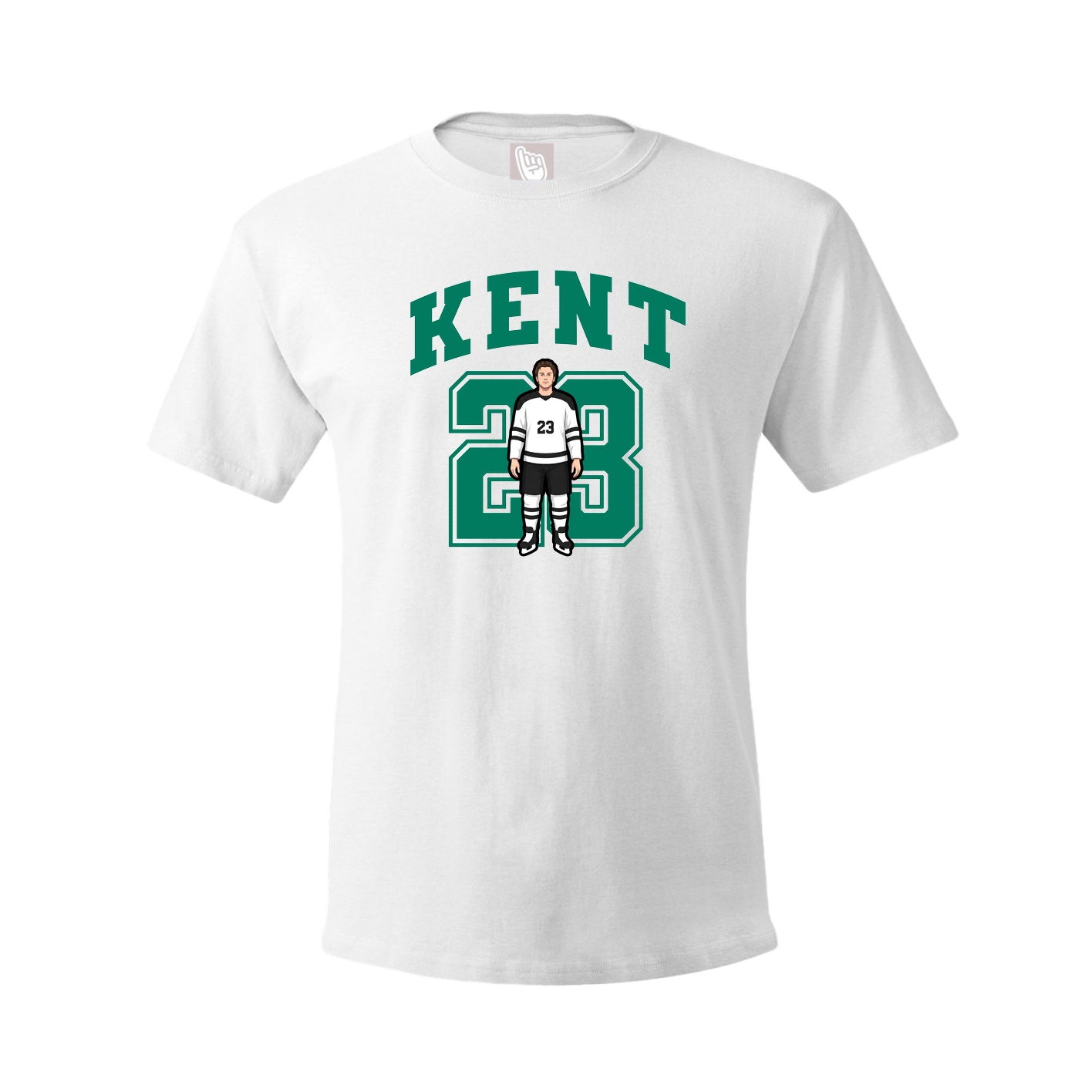 Tee — Number in White
