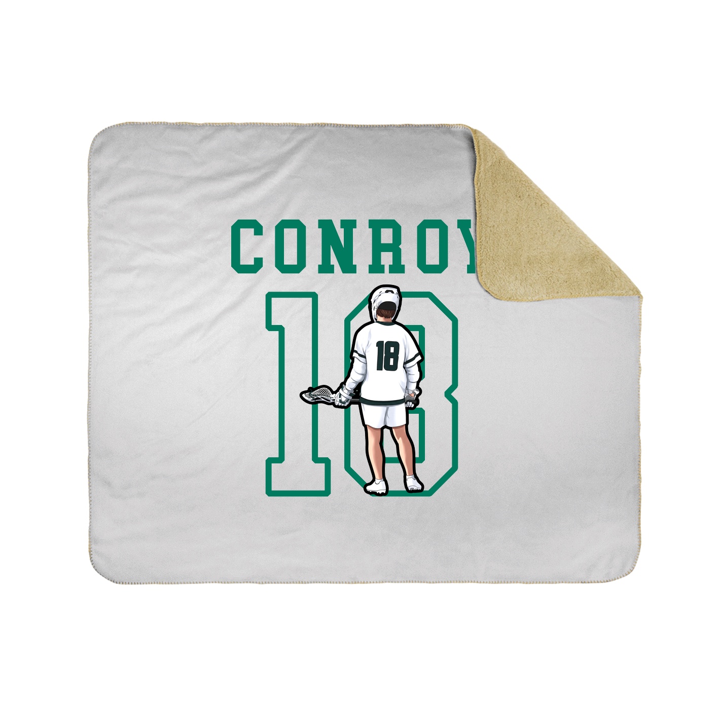 Throw Blanket — Shirsey in White