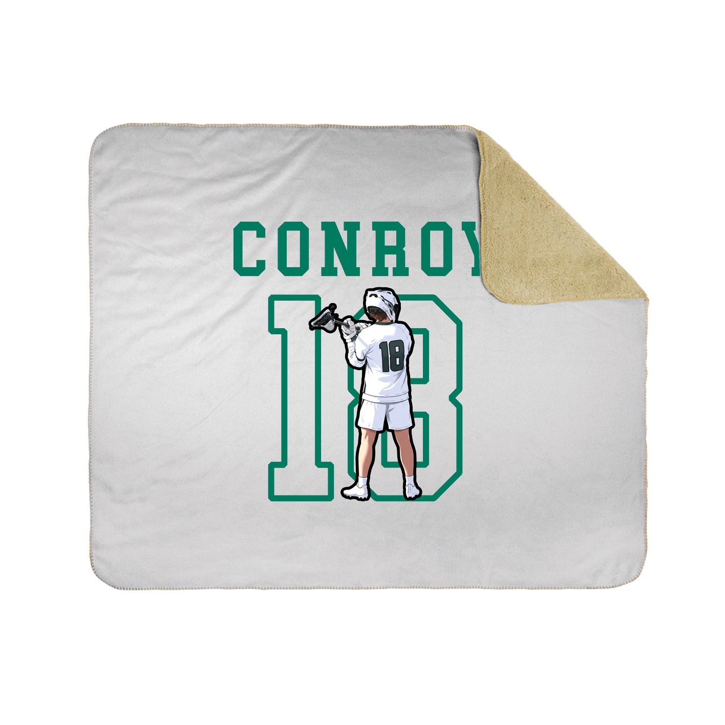 Throw Blanket — Shirsey in White