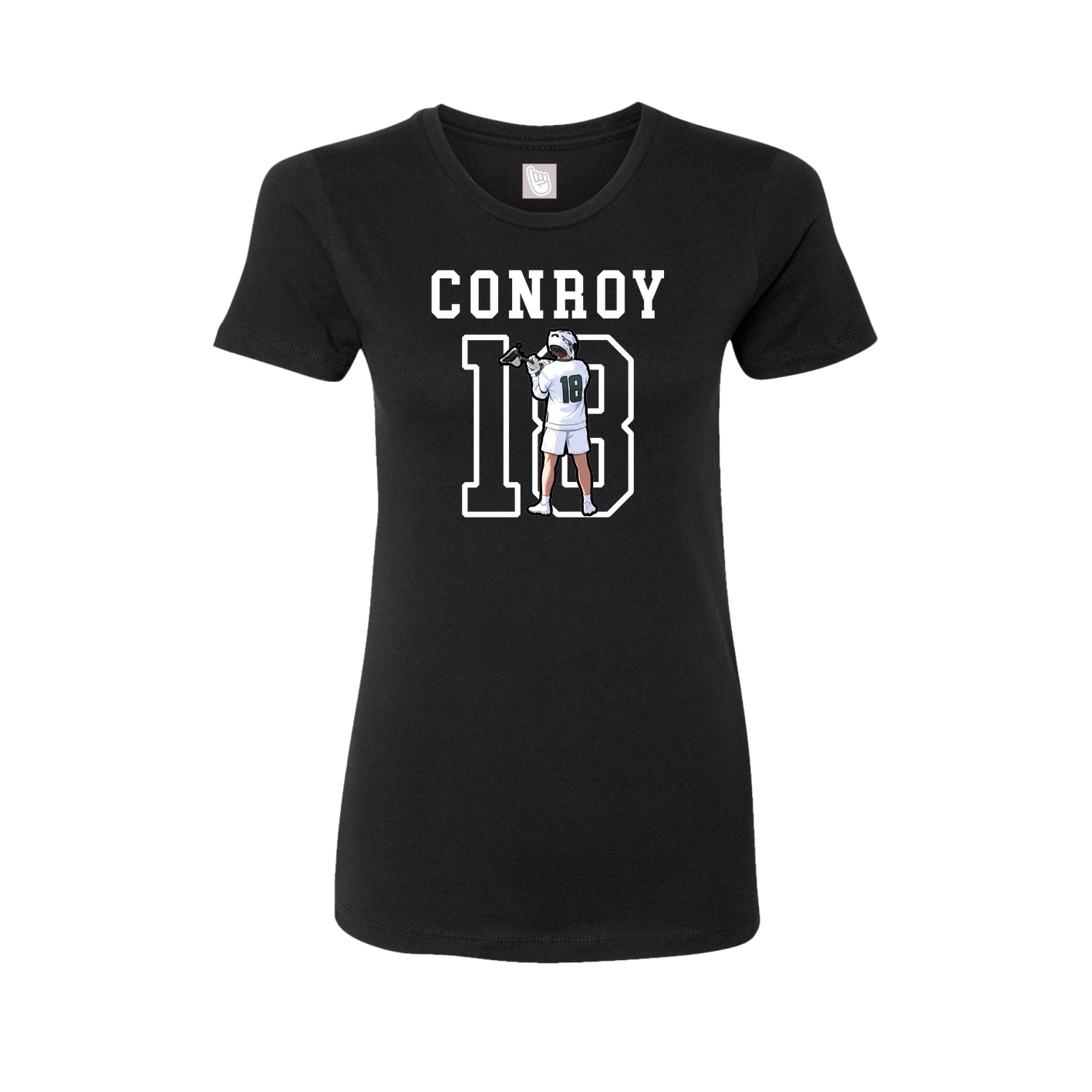 Fitted Women's Tee — Shirsey in Black