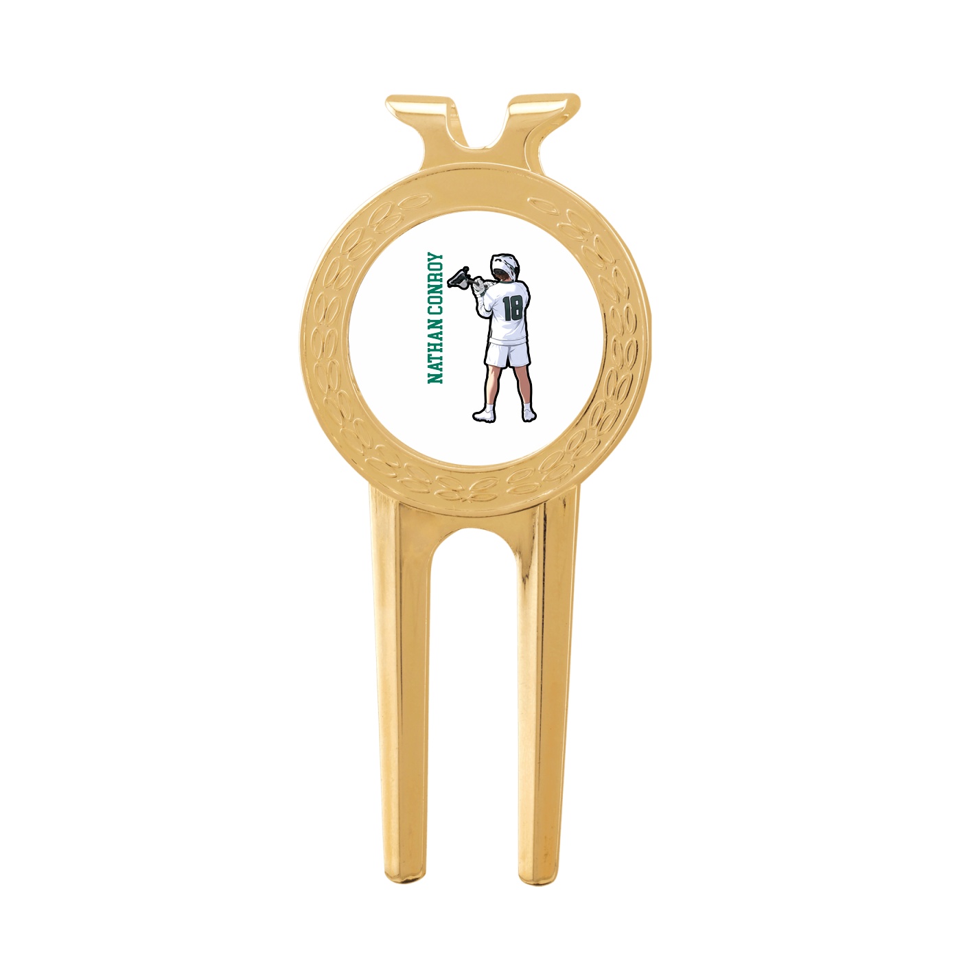 Divot Tool with Ball Marker — Name Vertical in Classic