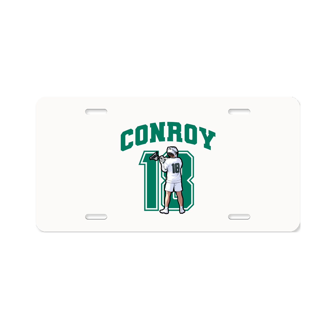 License Plate — Number in Classic