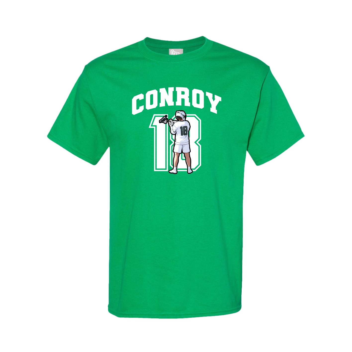 Youth Tee — Number in Green