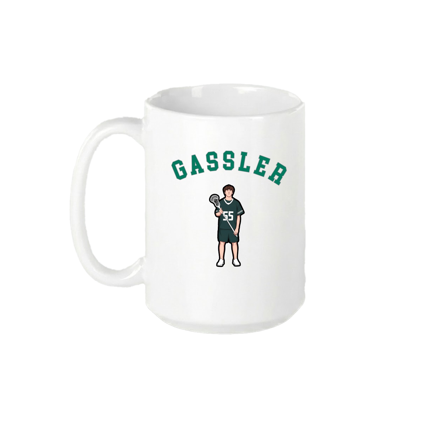 15oz Coffee Mug — Shirsey Arch in White