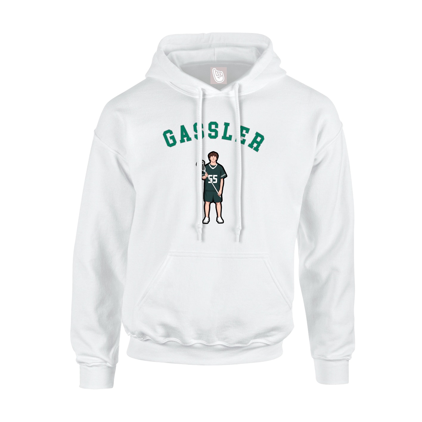 Hoodie — Shirsey Arch in White