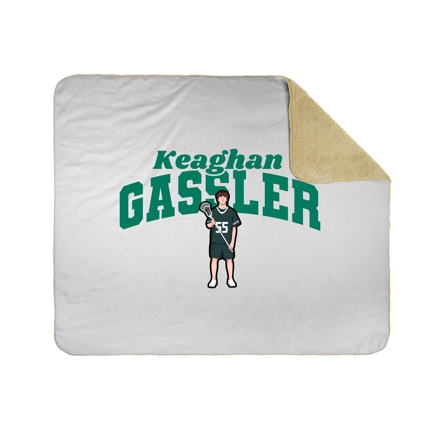 Throw Blanket — Signature Arch in White