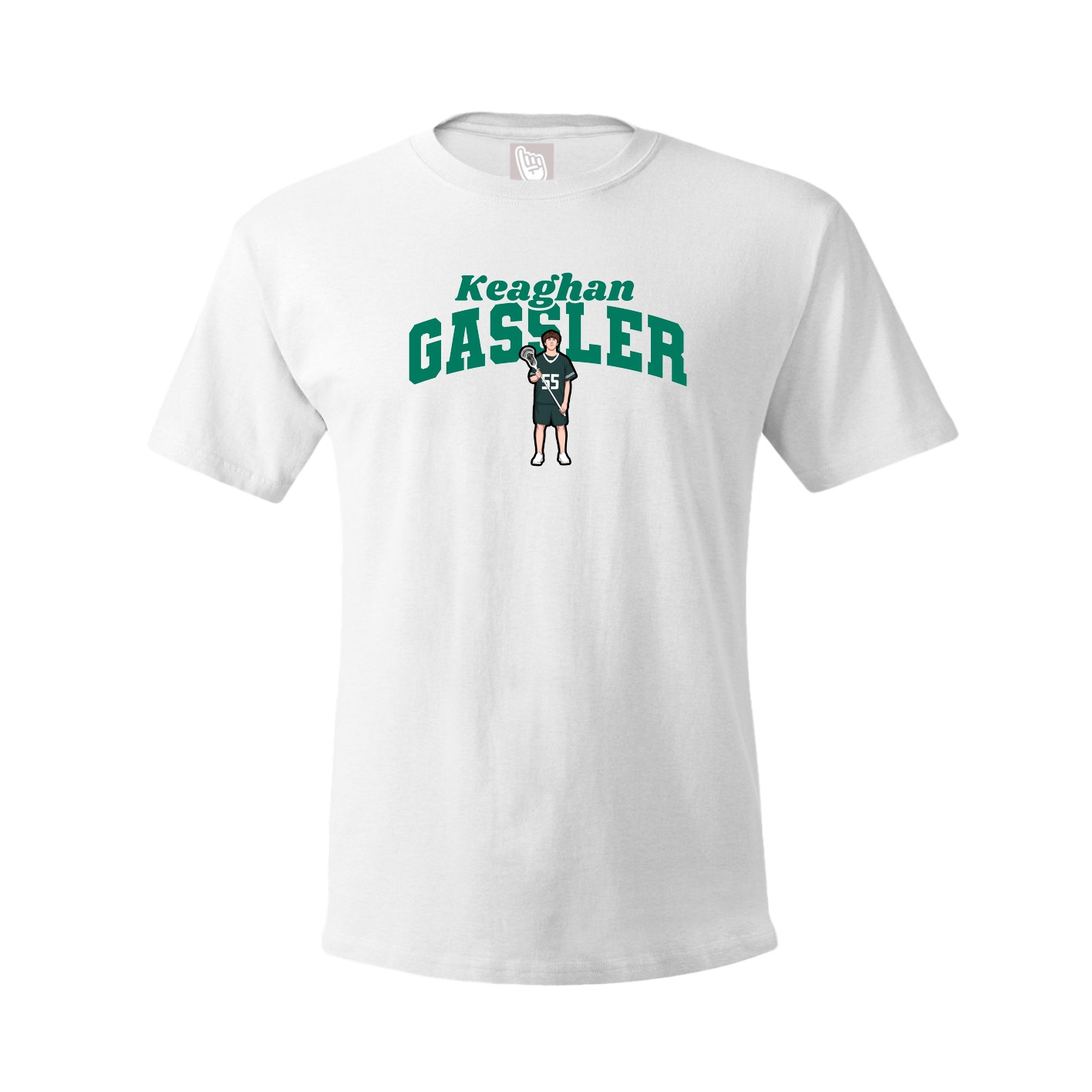 Youth Tee — Signature Arch in White