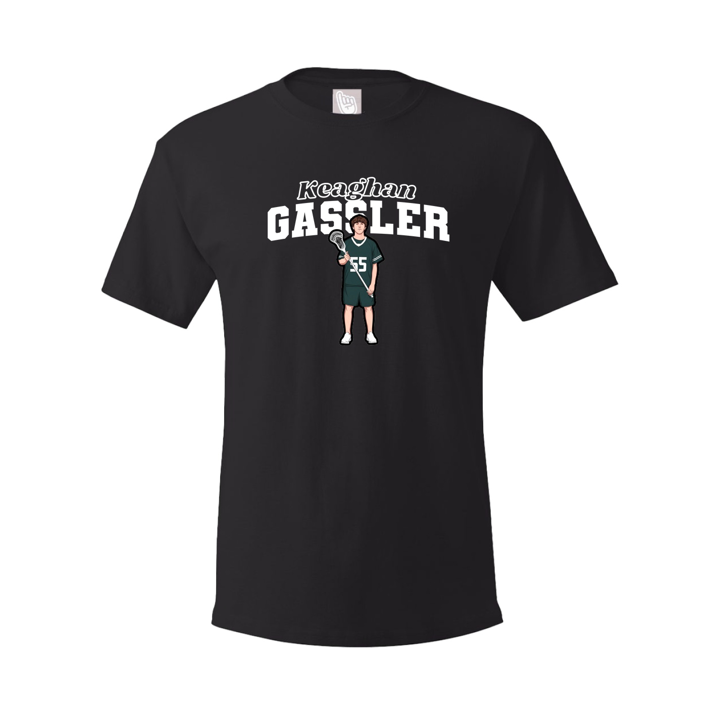 Youth Tee — Name Arch in Black