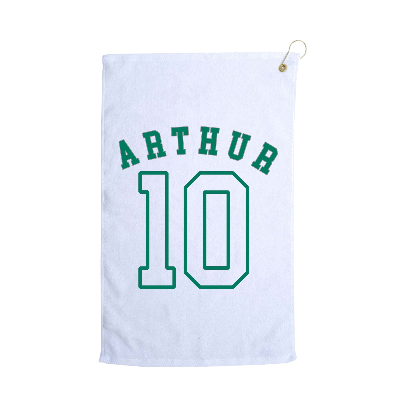 Golf Towel — Shirsey Arch in White