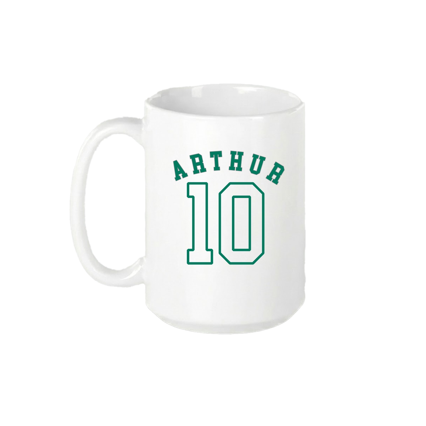 15oz Coffee Mug — Shirsey Arch in White