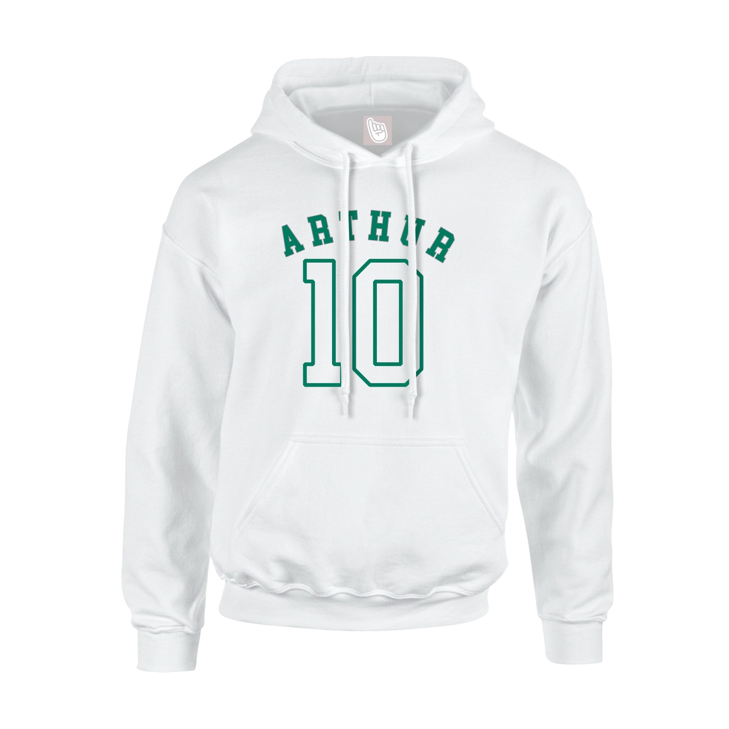 Hoodie — Shirsey Arch in White