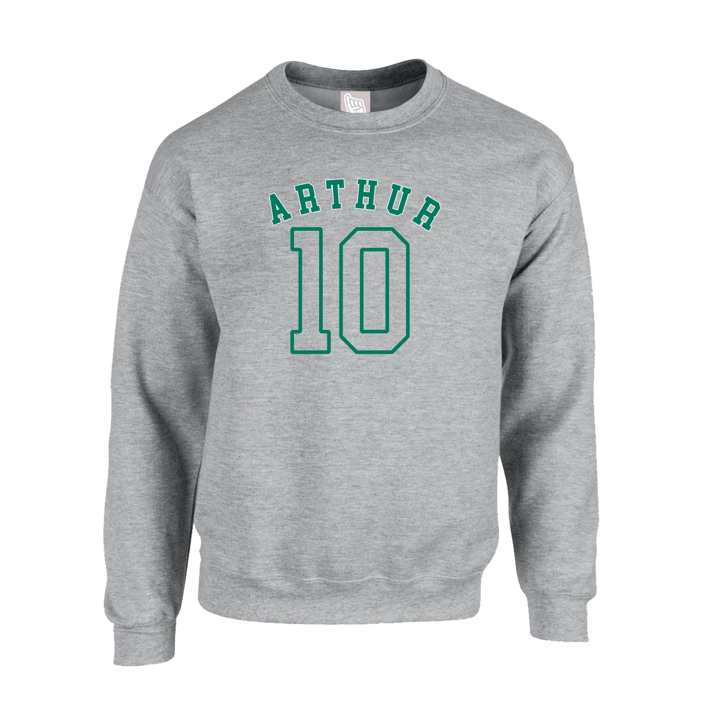 Fleece Crew — Shirsey Arch in Grey