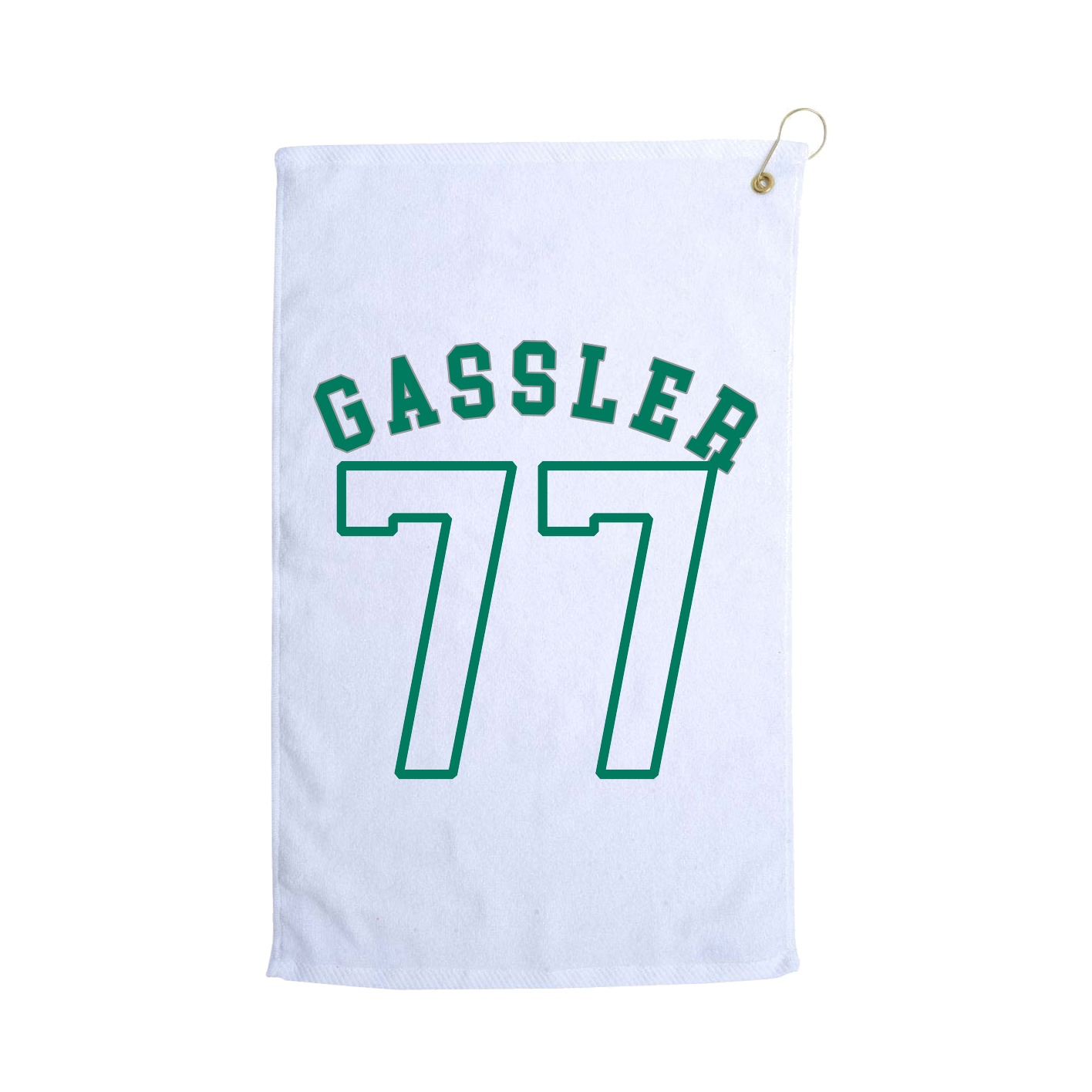 Golf Towel — Shirsey Arch in White