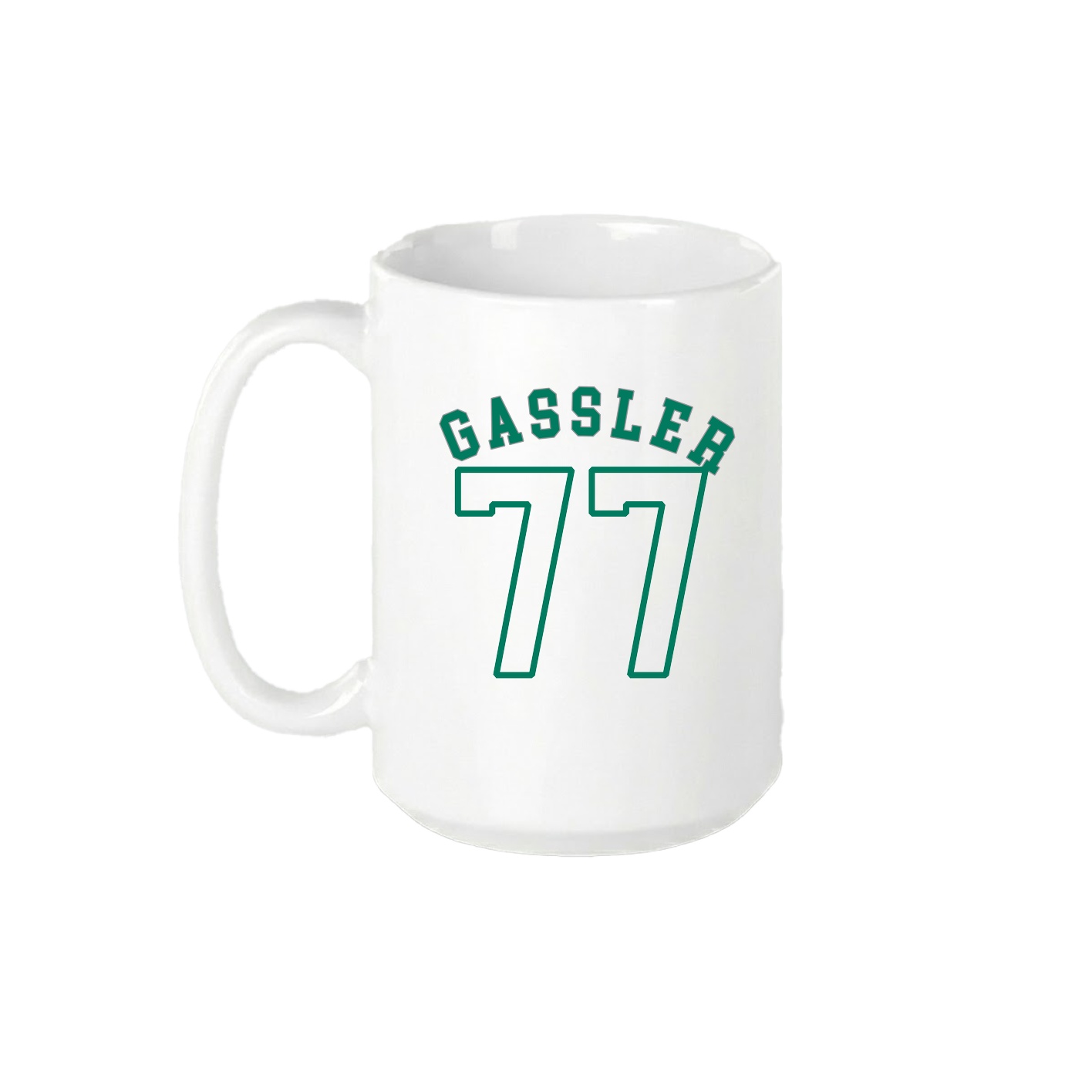 15oz Coffee Mug — Shirsey Arch in White