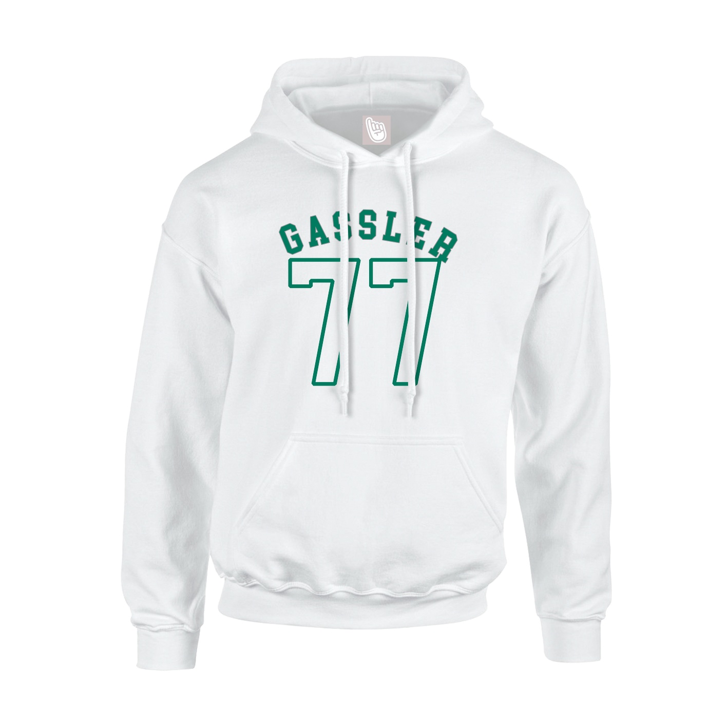 Hoodie — Shirsey Arch in White