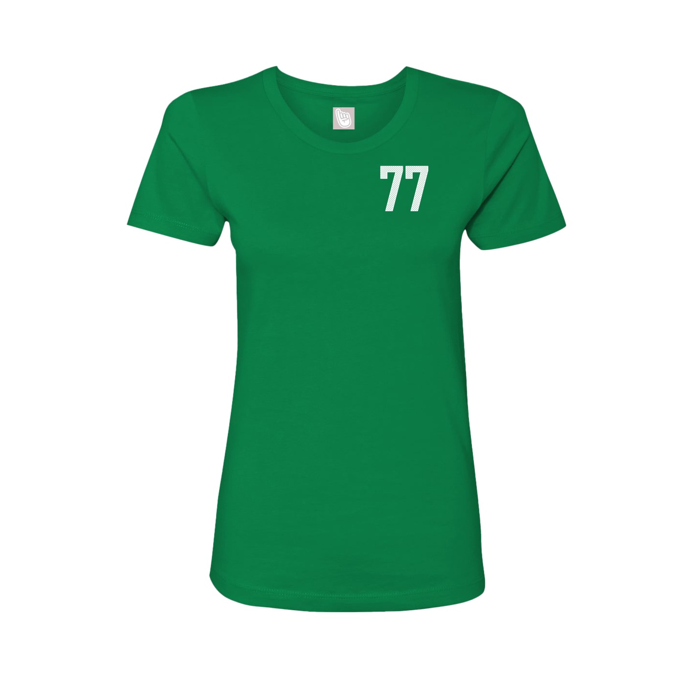 Fitted Women's Tee — Front Shirsy in Green
