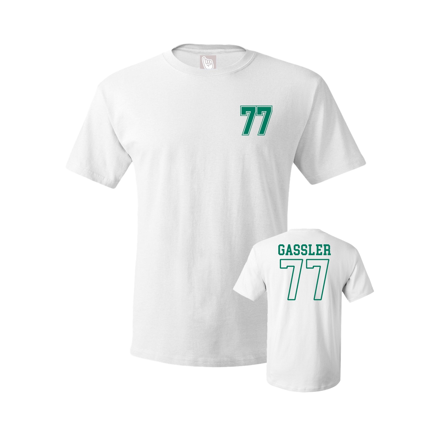 Tee — Chest Back in White