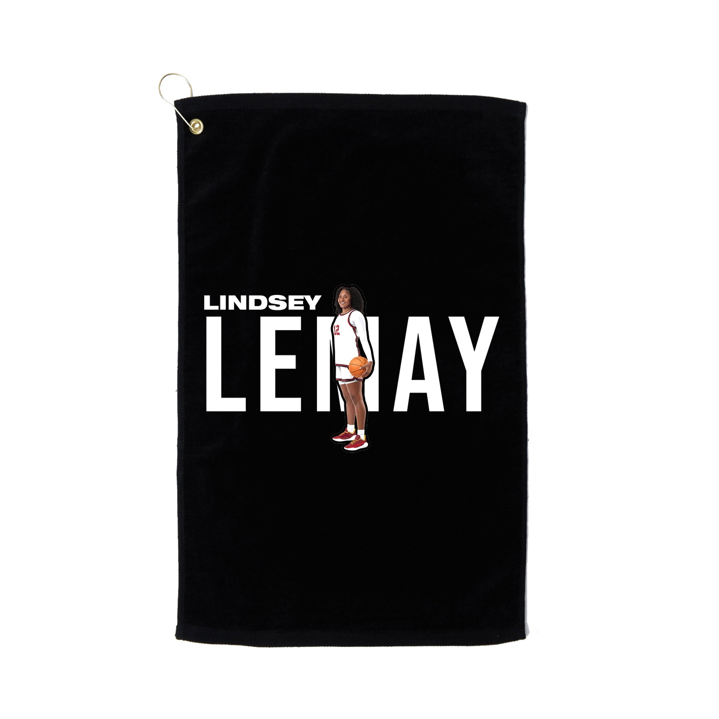 Golf Towel — Player Name in Black