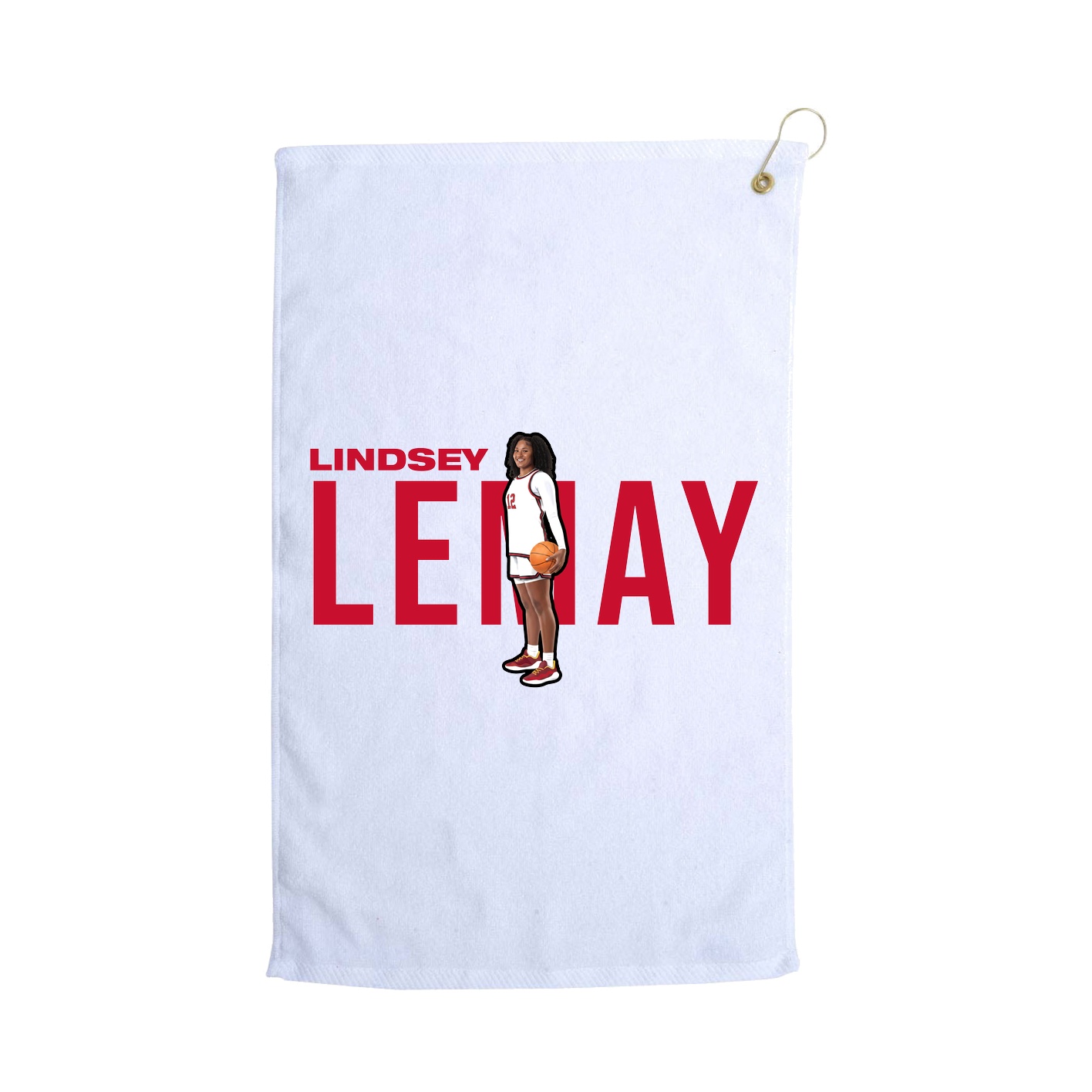 Golf Towel — Player Name in White