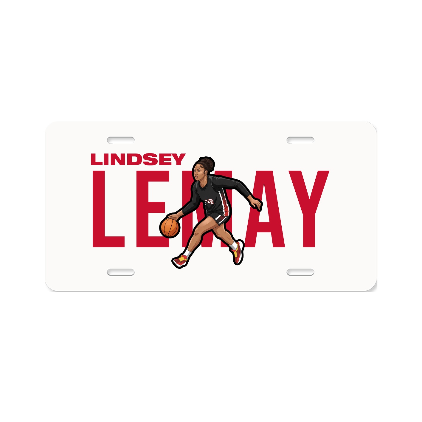 License Plate — Player Name in Classic