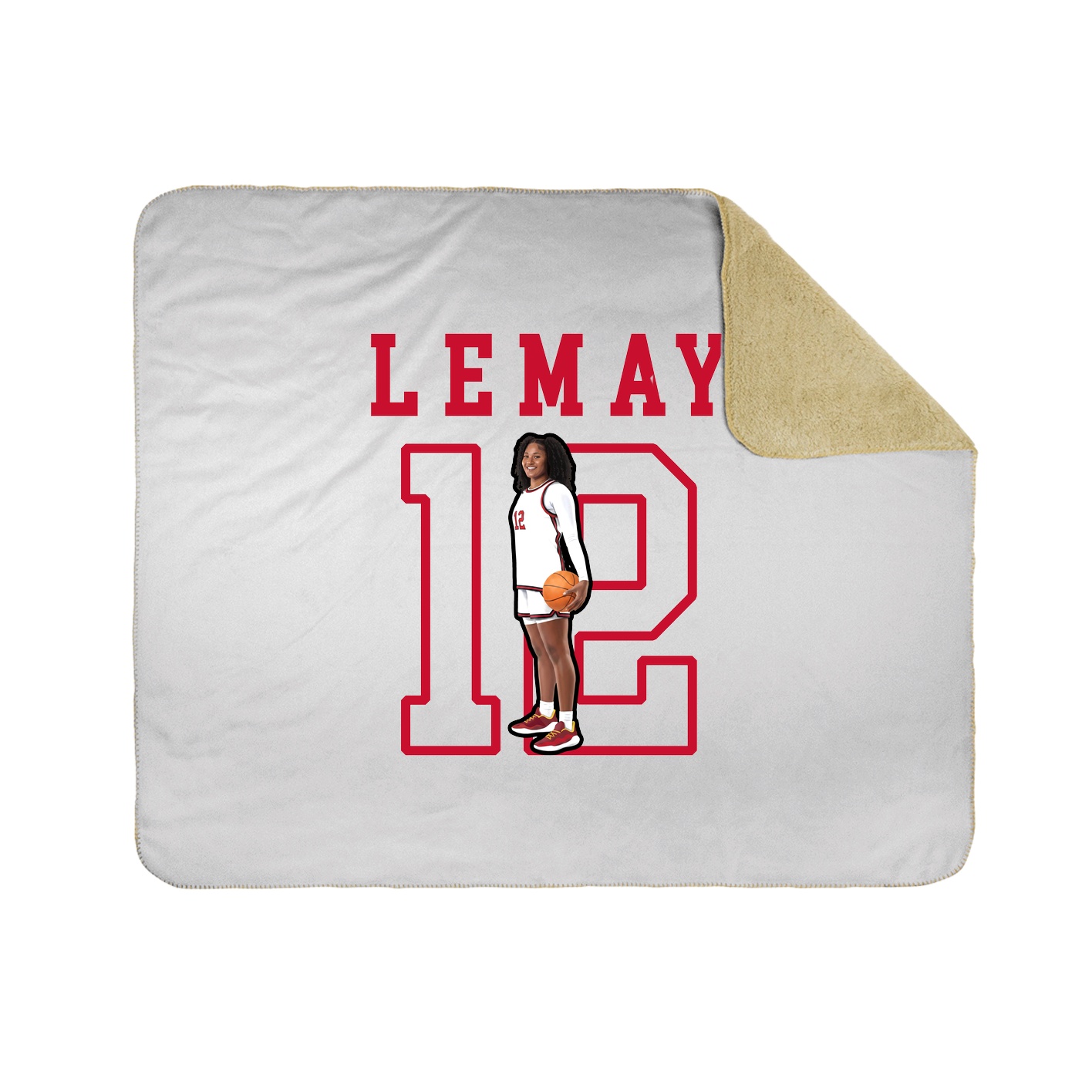 50x60 Sherpa Lined Throw Blanket