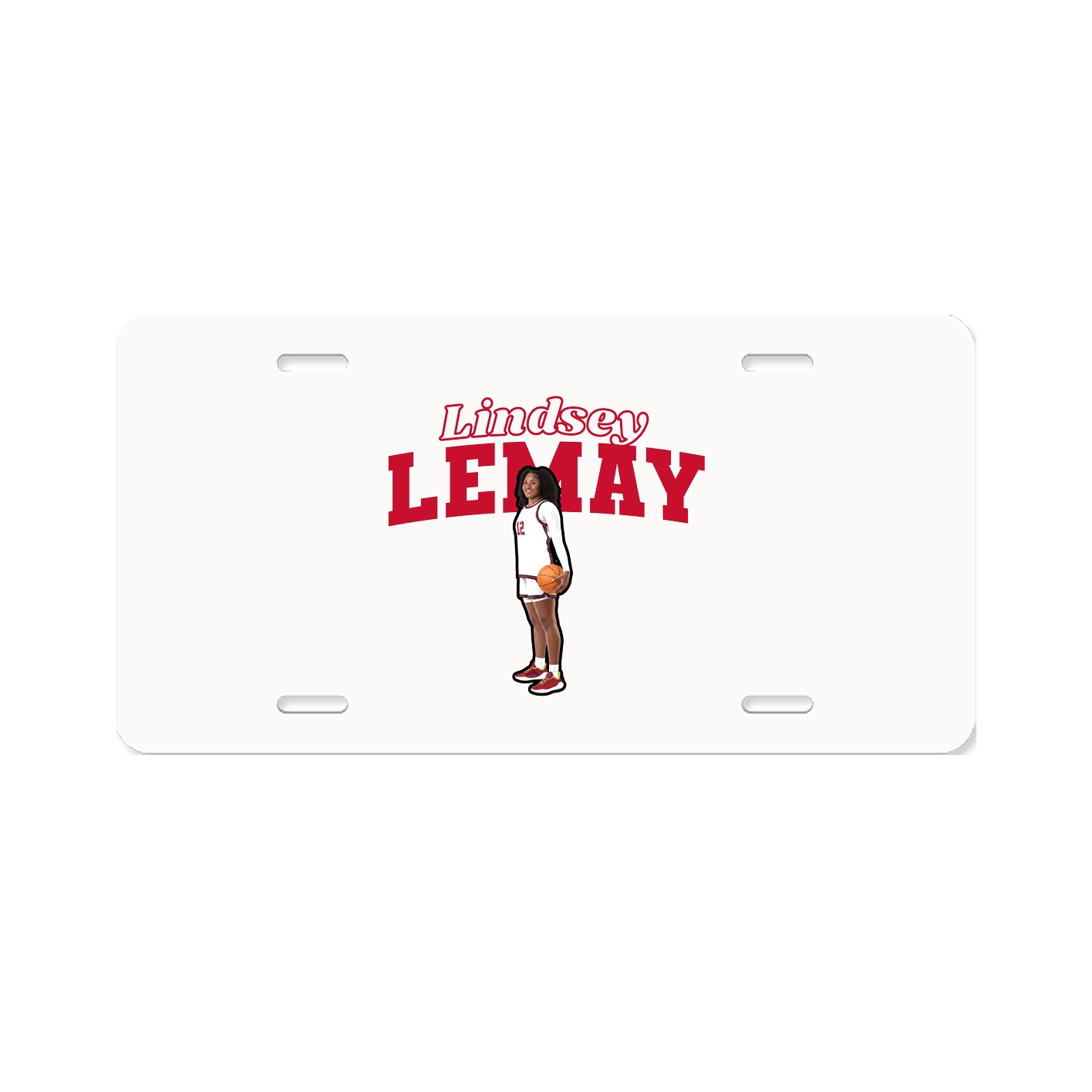 License Plate — Name Arch in Classic