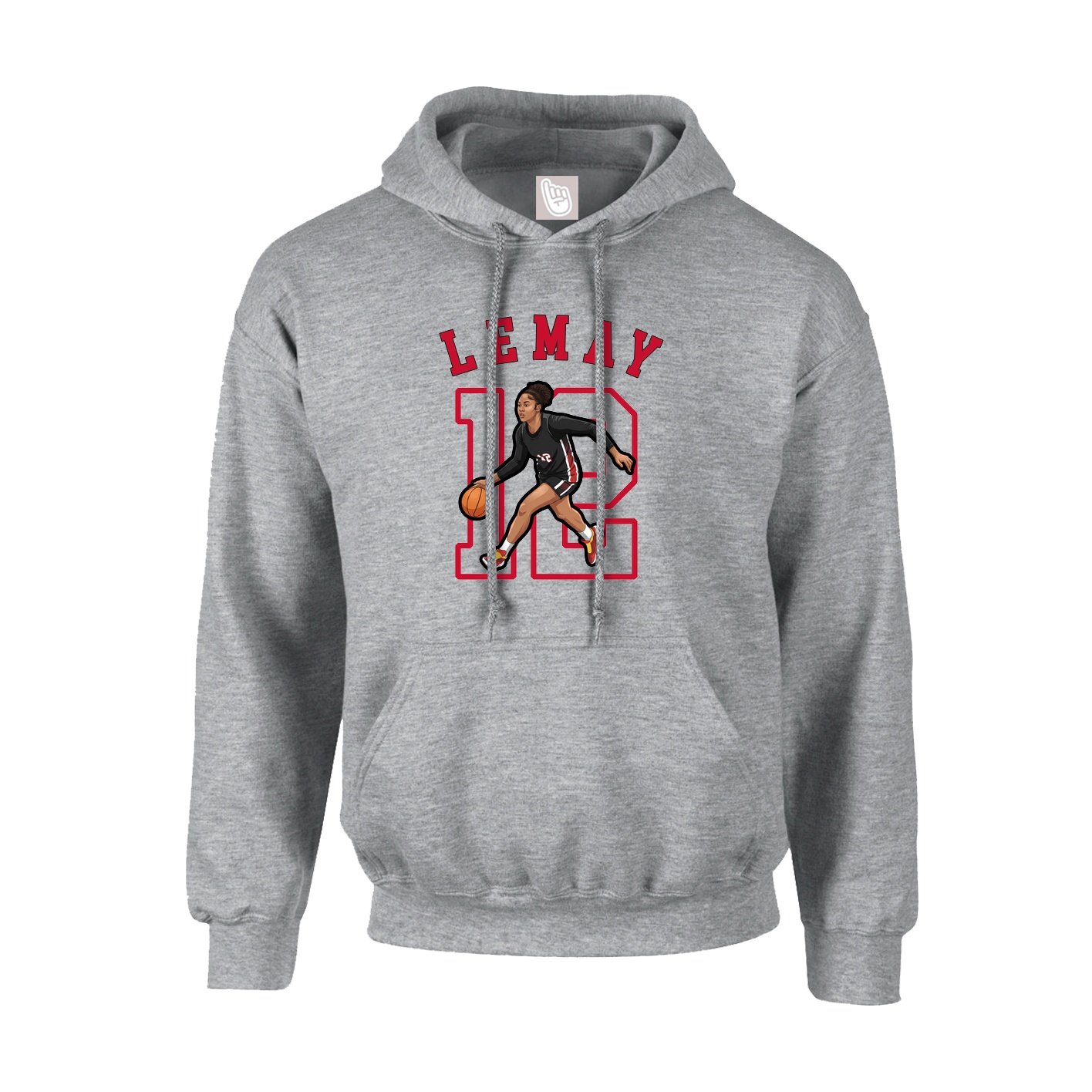 Youth Hoodie — Shirsey Arch in Grey