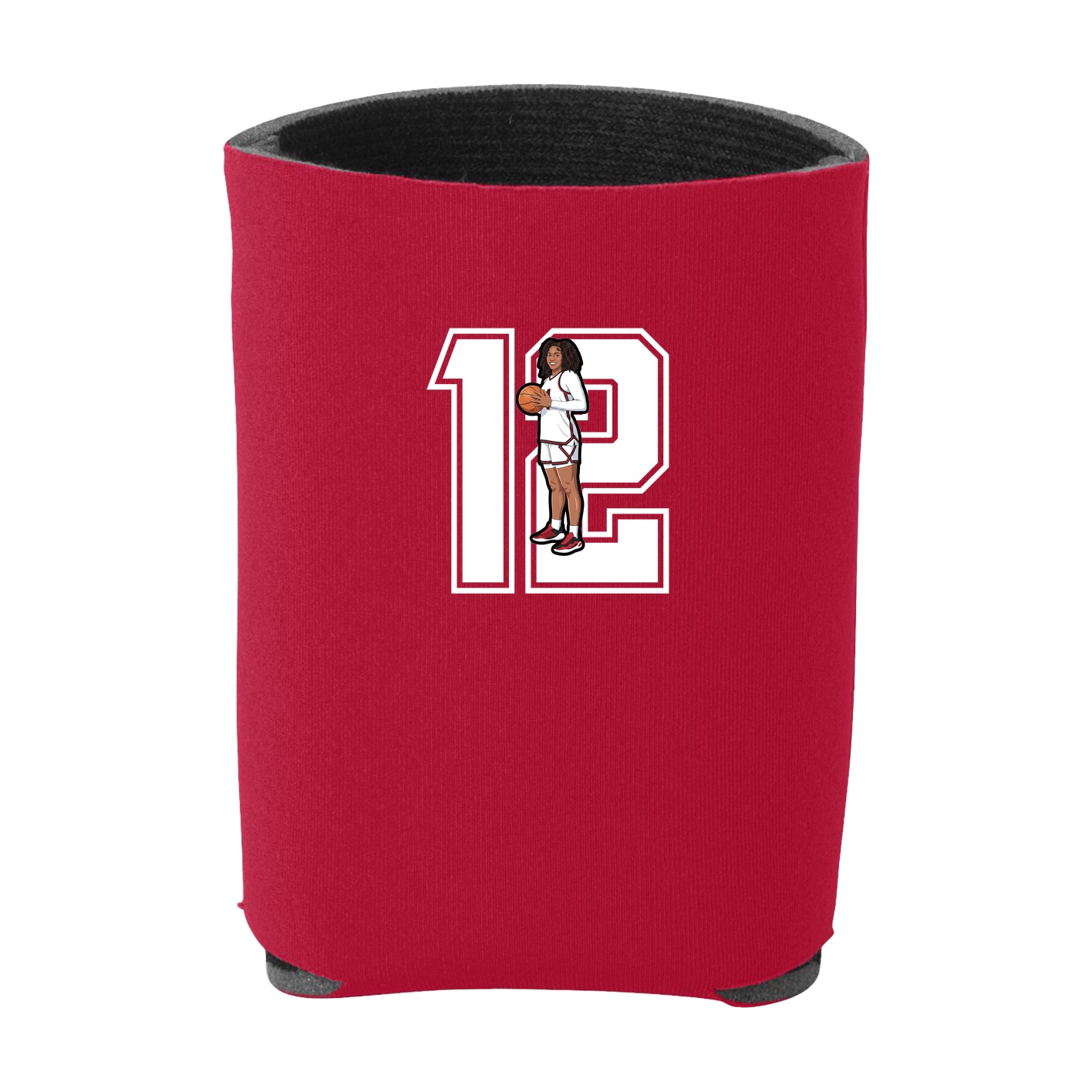 Can Holder — Number in Red