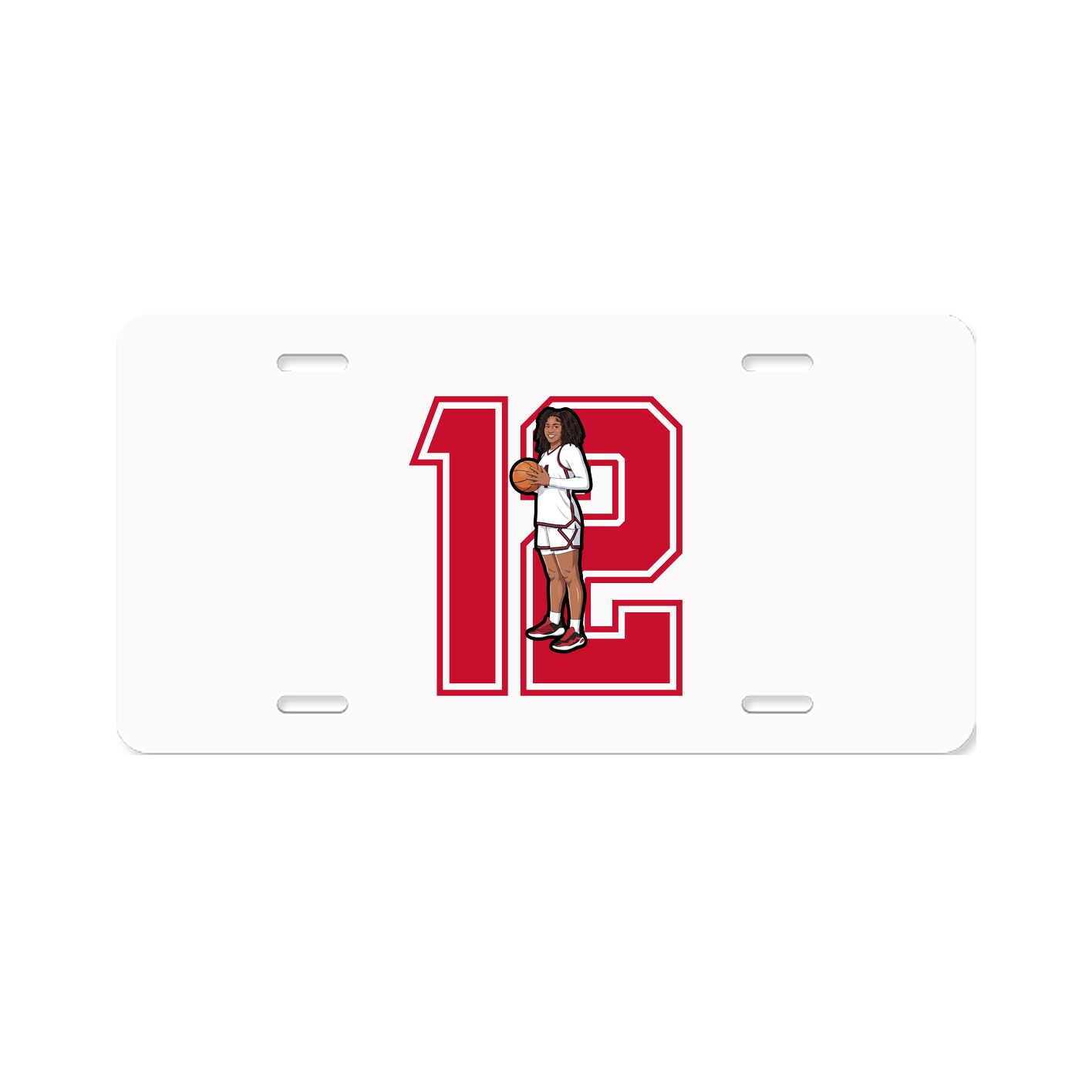 License Plate — Number in Classic