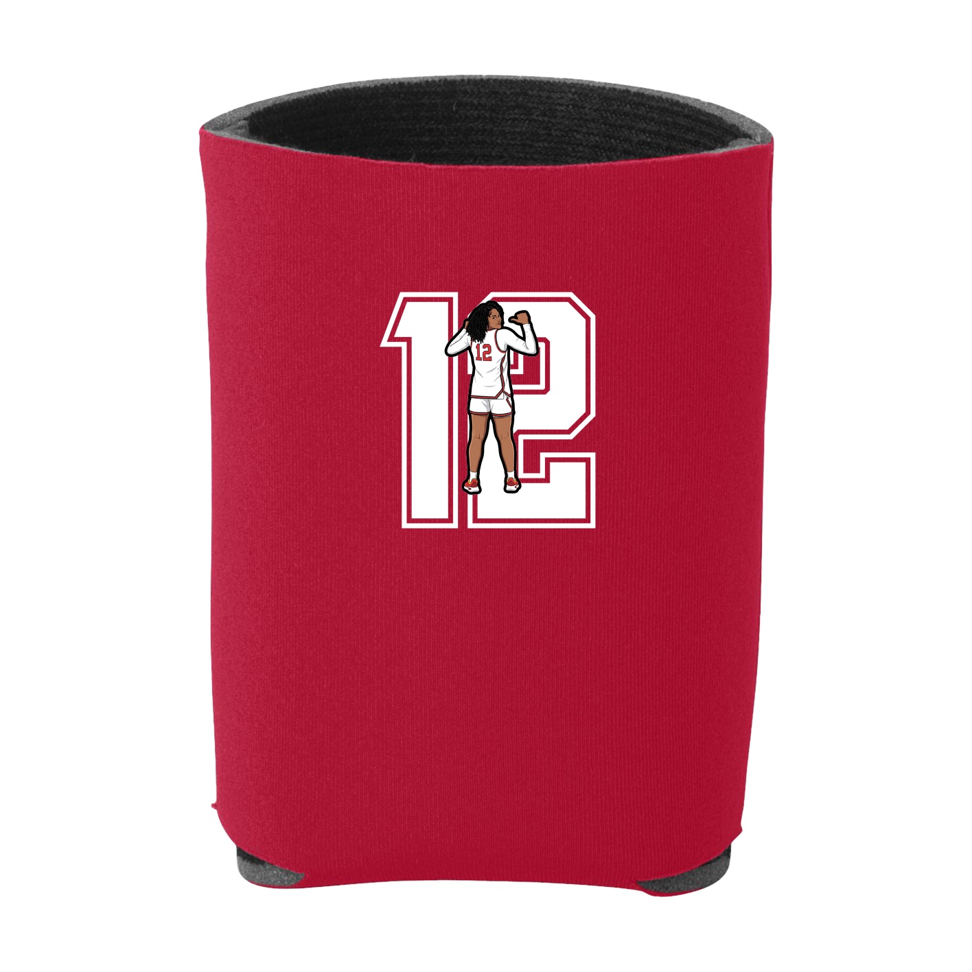 Can Holder — Number in Red