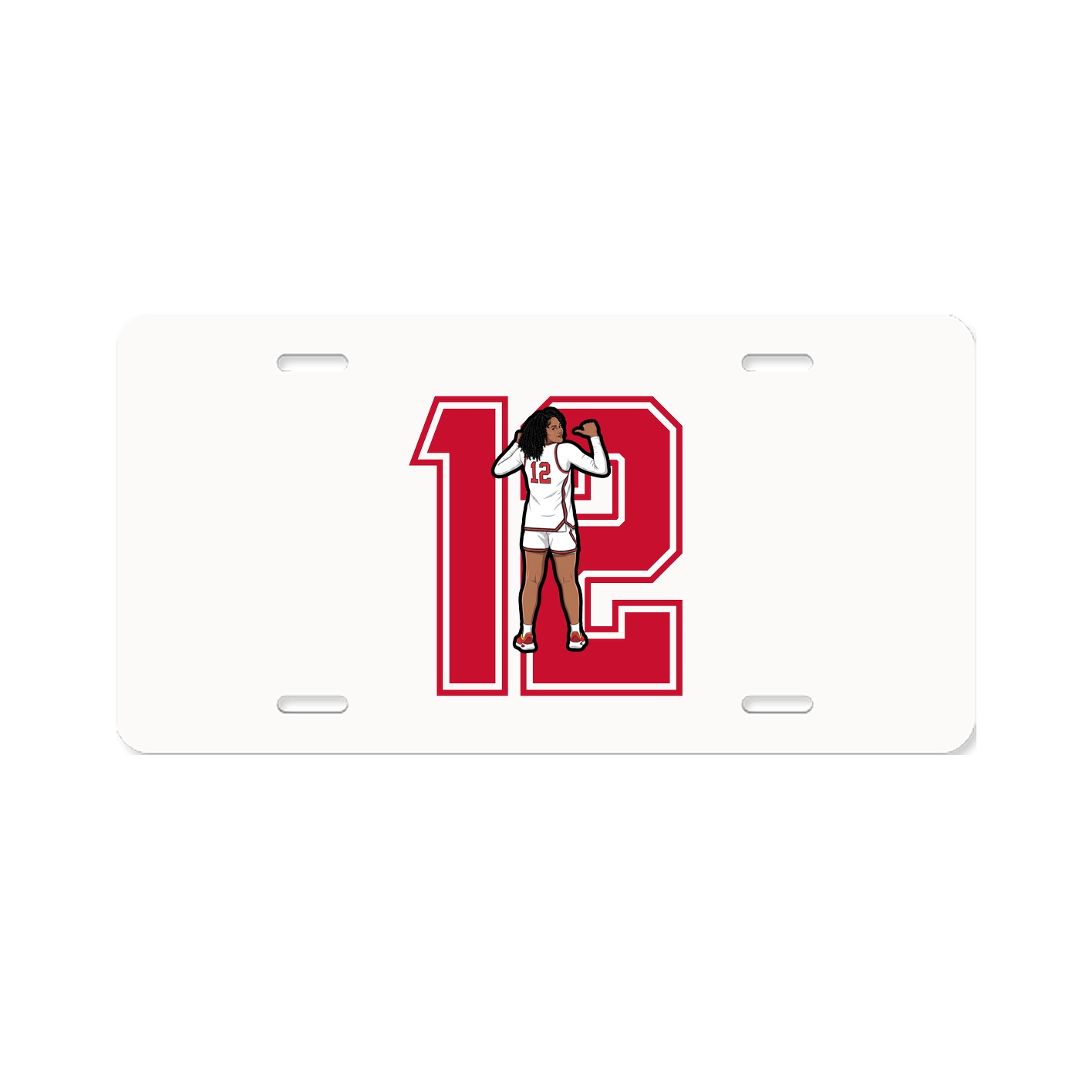 License Plate — Number in Classic