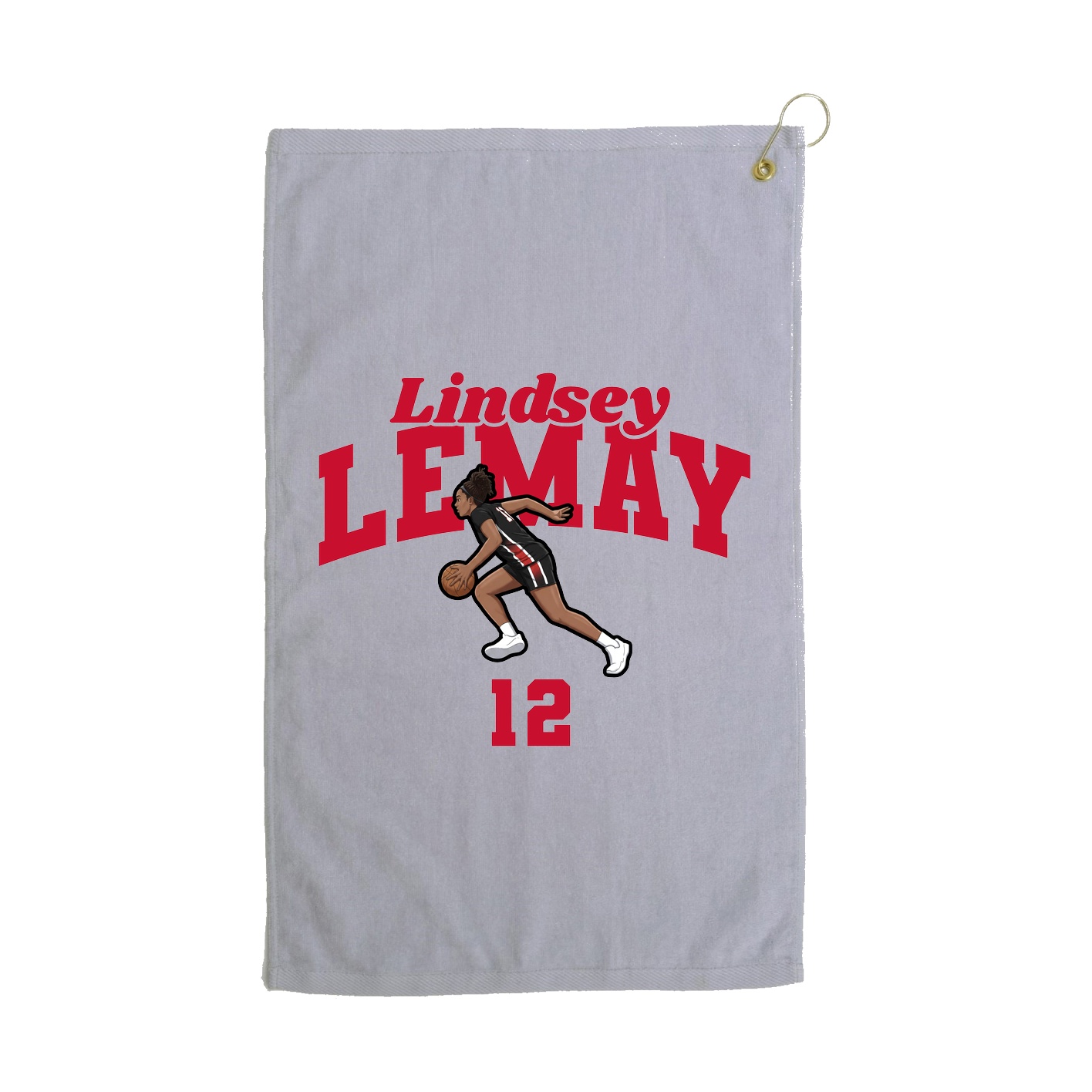 Golf Towel — Signature Arch in Grey