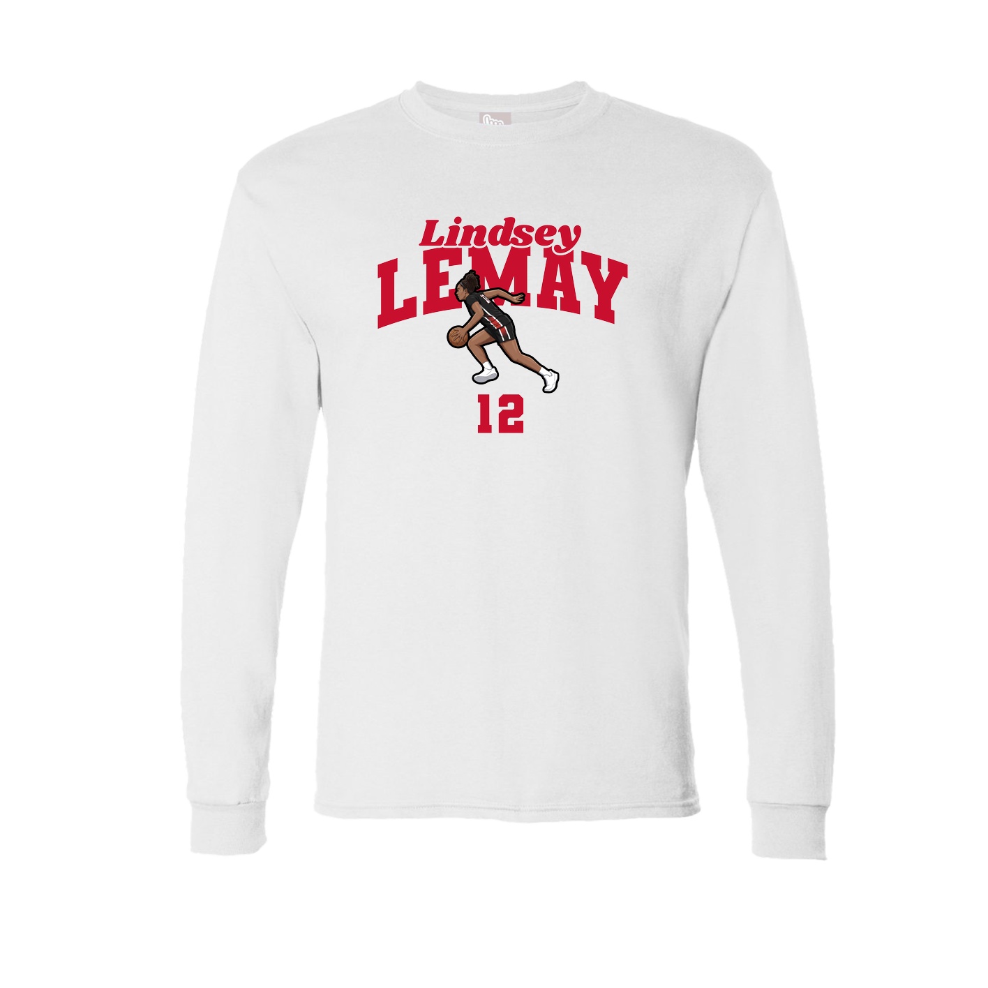 Long Sleeve Tee — Signature Arch in White