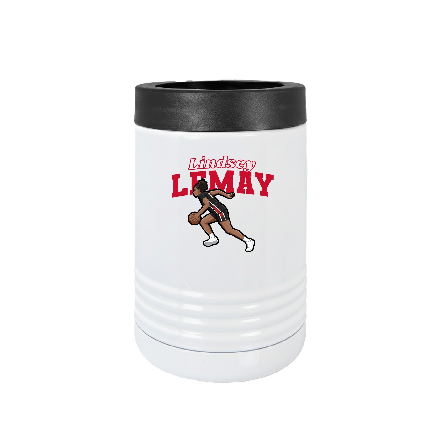Beverage Holder — Name Arch in White