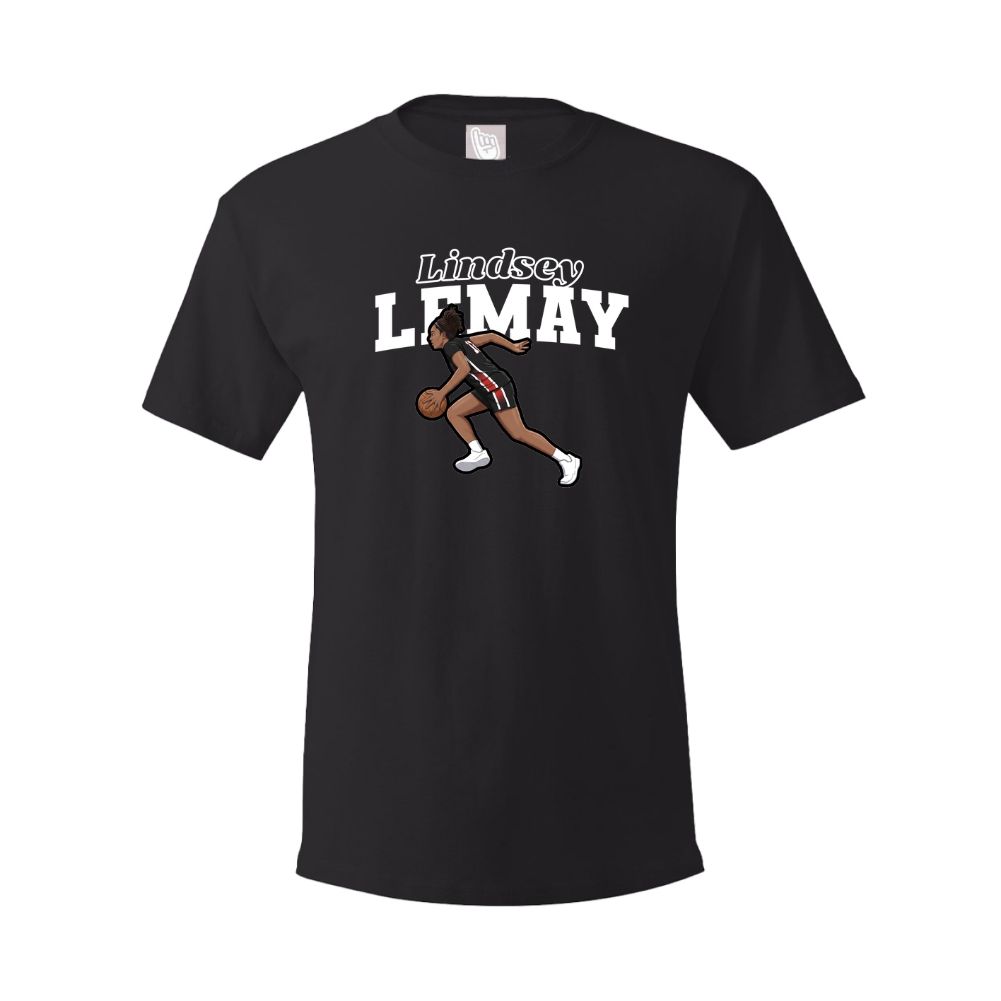 Youth Tee — Name Arch in Black