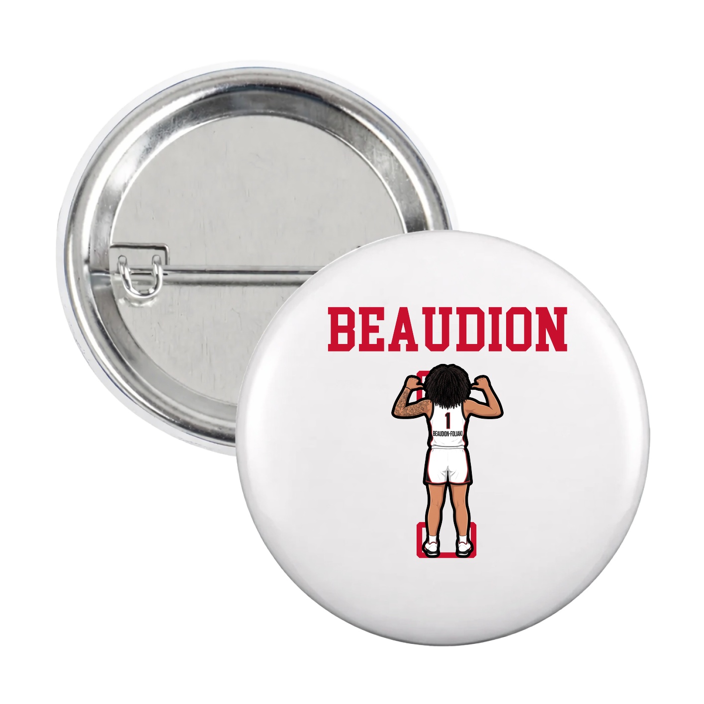 Game Day Button — Shirsey in White