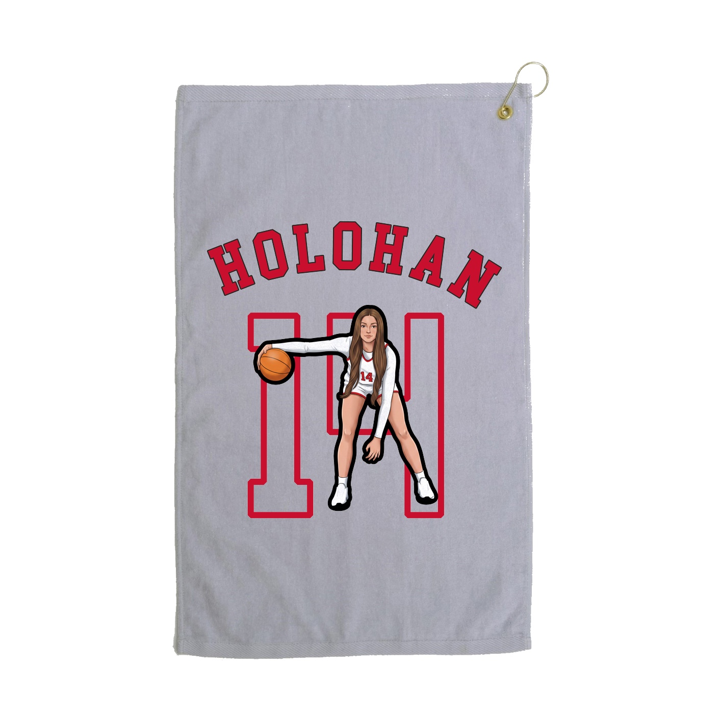 Golf Towel — Shirsey Arch in Grey