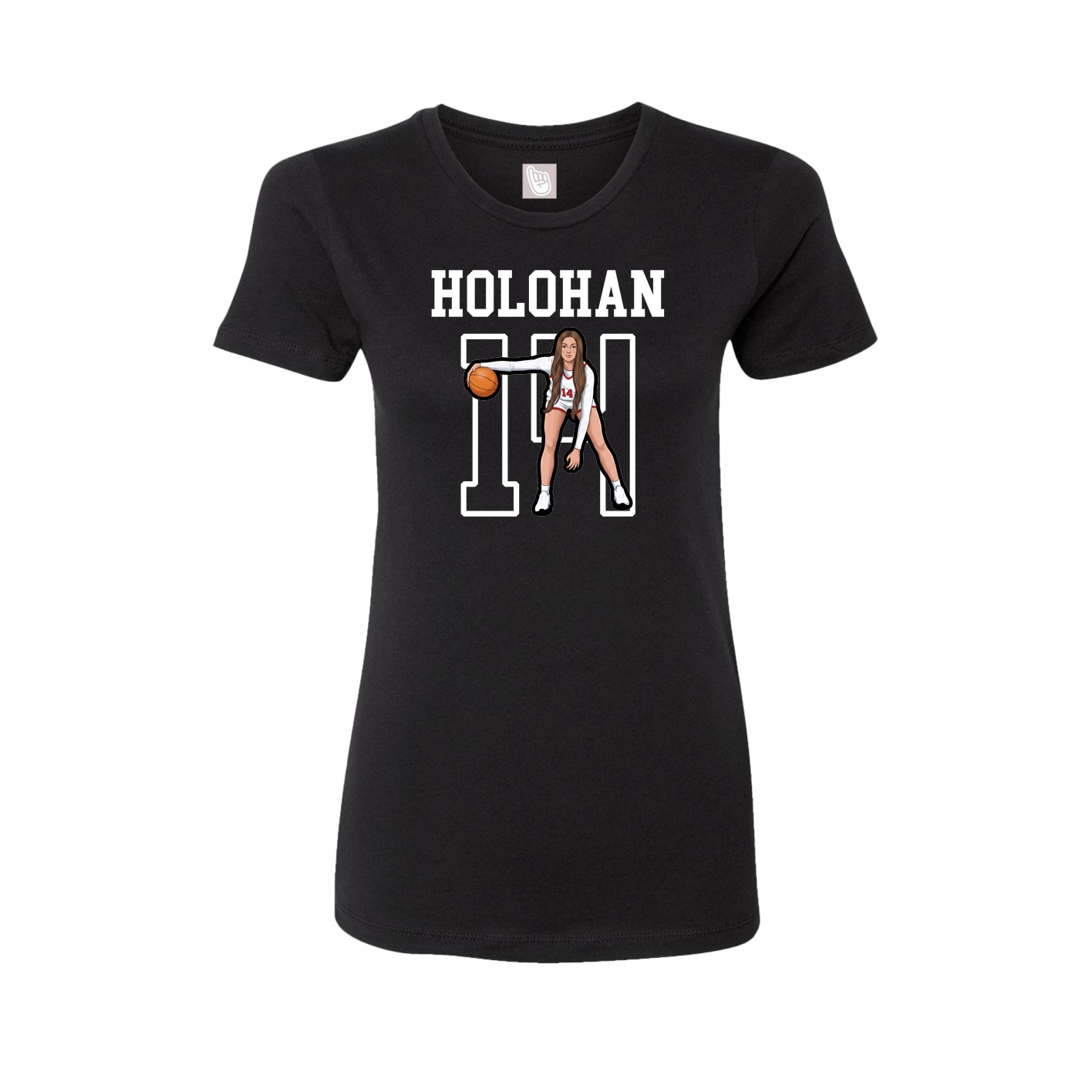 Fitted Women's Tee — Shirsey in Black