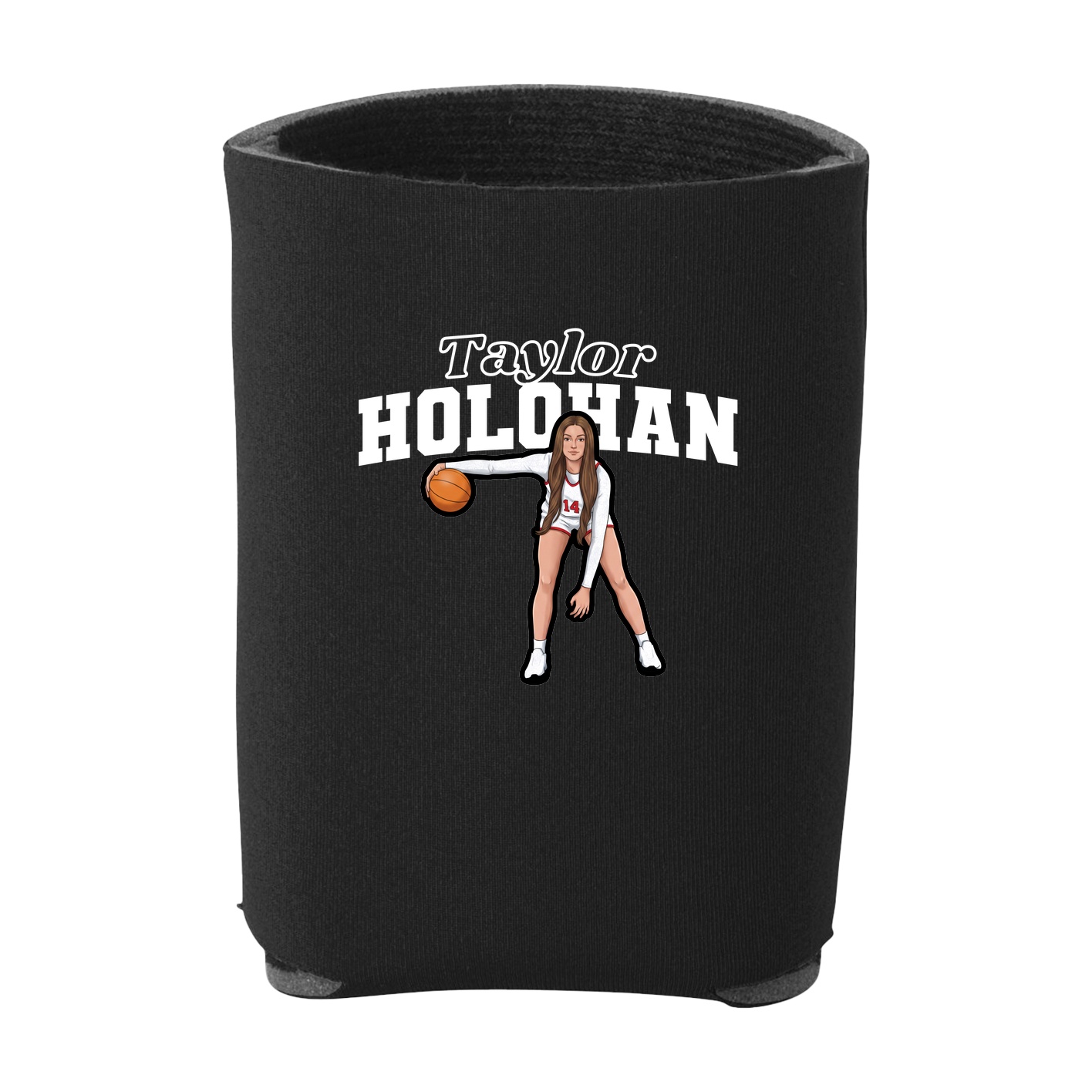 Can Holder — Name Arch in Black