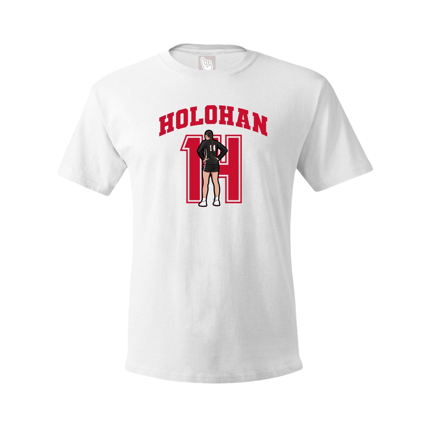 Tee — Number in White