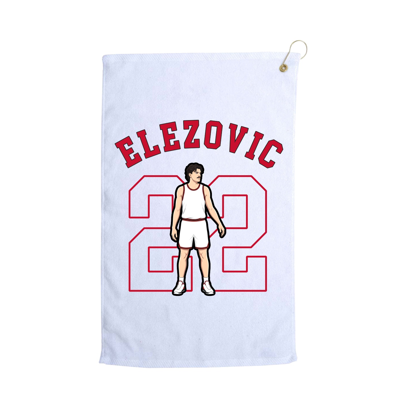 Golf Towel — Shirsey Arch in White