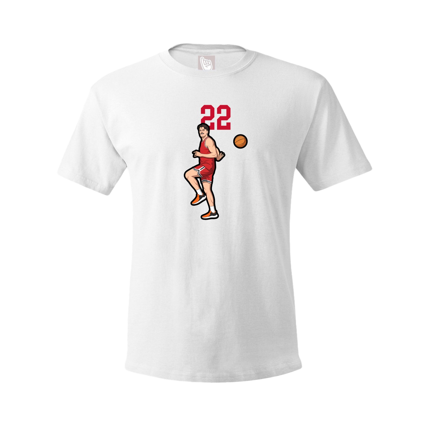 Tee — Number Top in White
