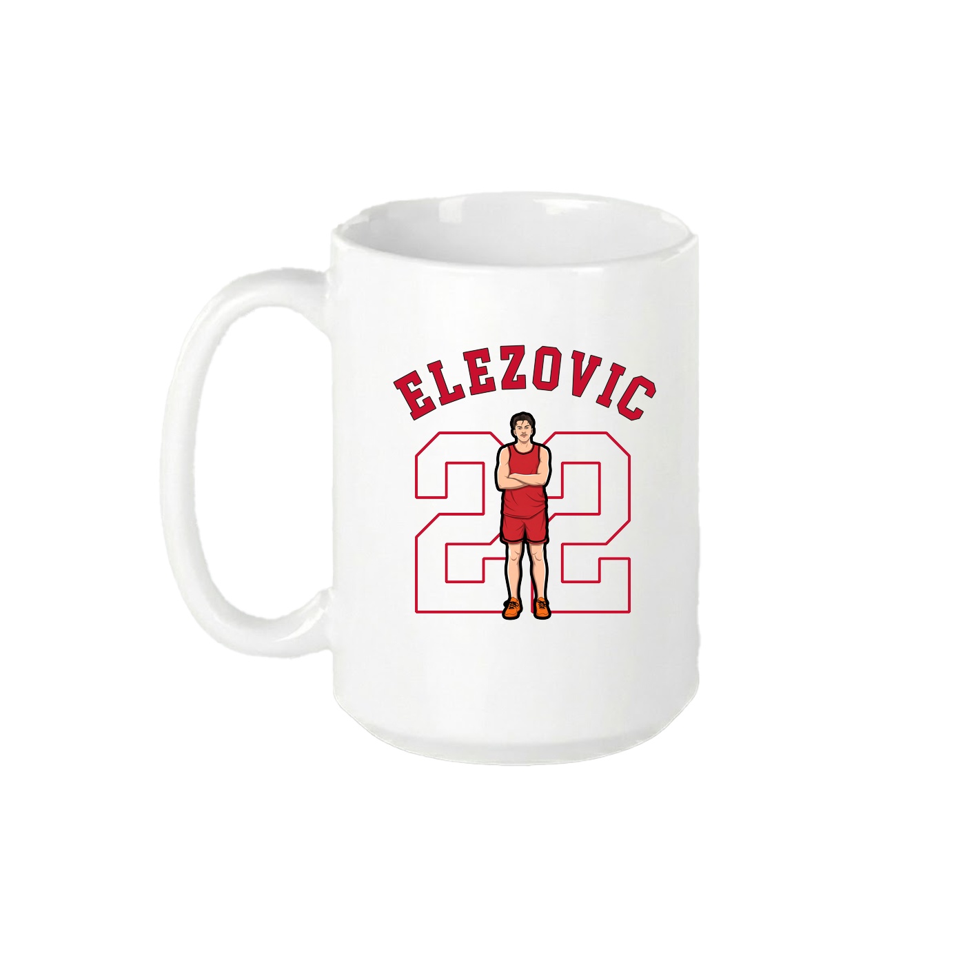 15oz Coffee Mug — Shirsey Arch in White
