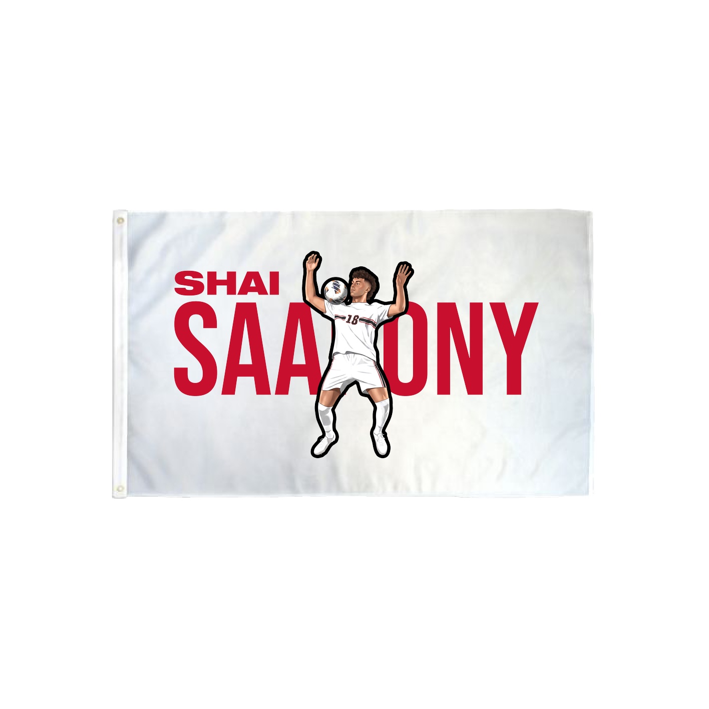 3x5 Flag — Player Name in Classic