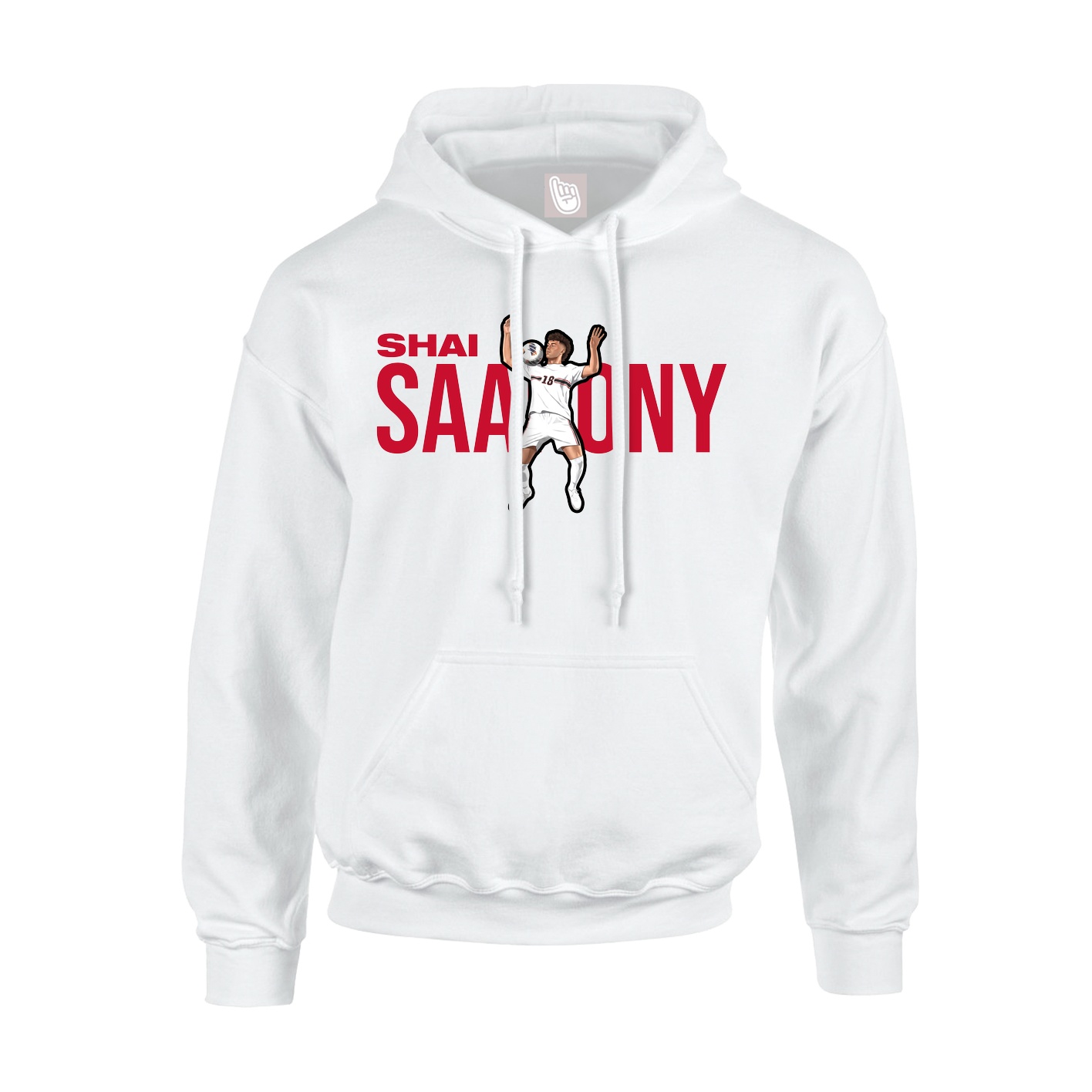 Hoodie — Player Name in White
