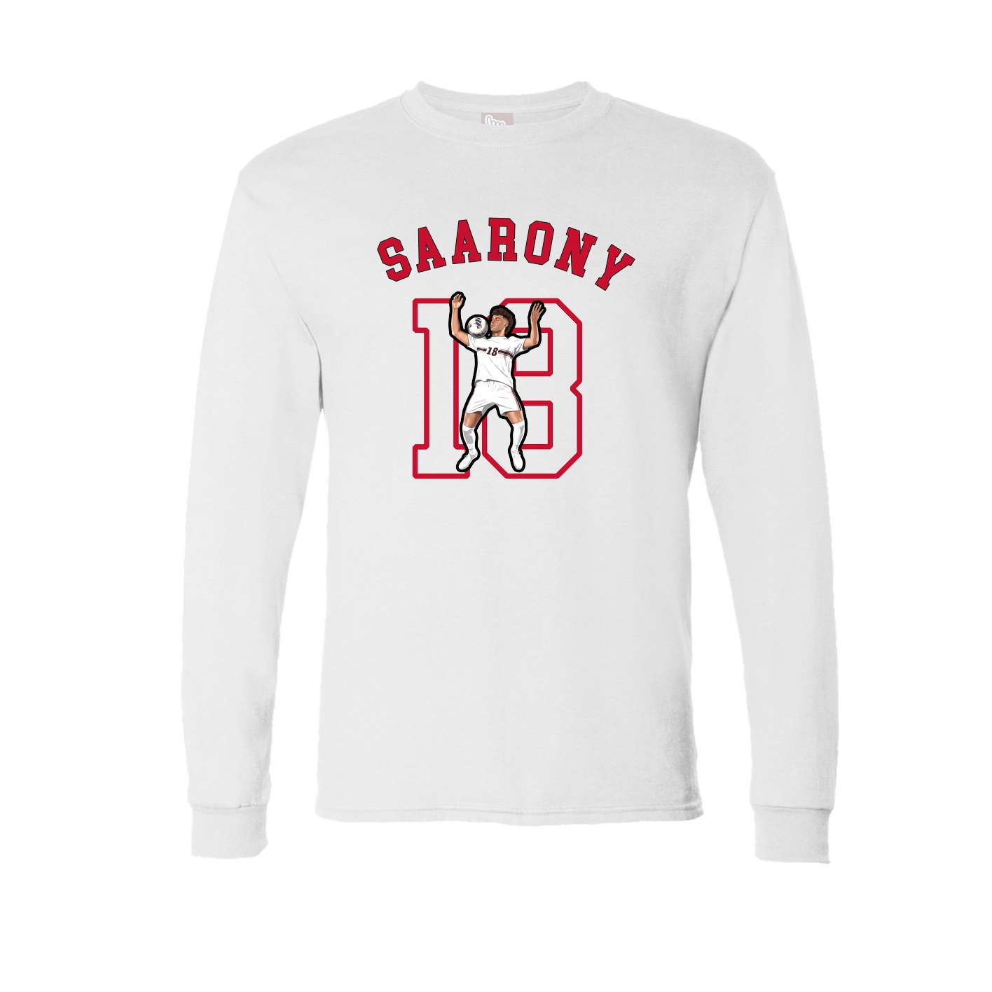 Long Sleeve Tee — Shirsey Arch in White